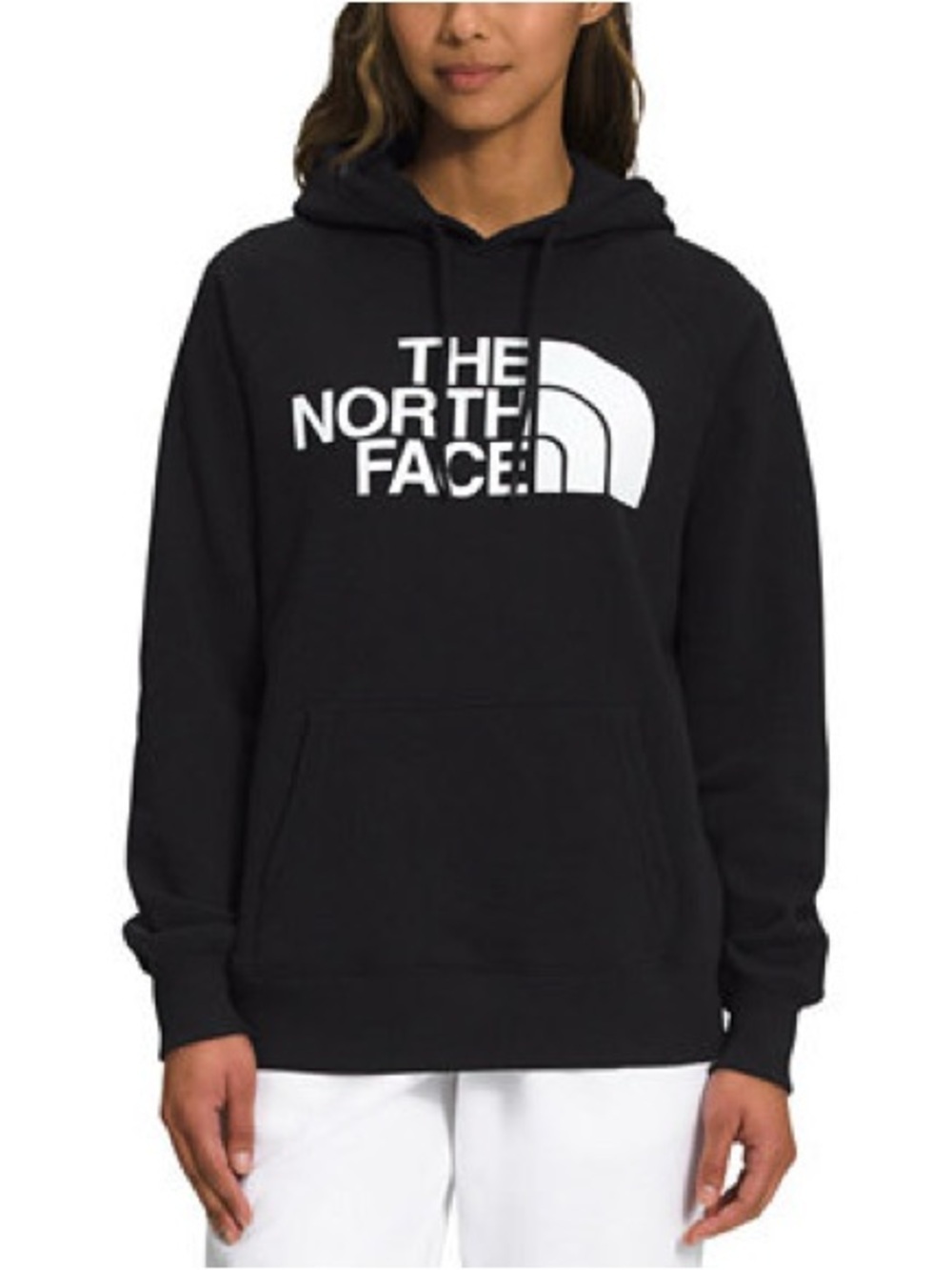 The North Face Black Women's Pullover with White Logo